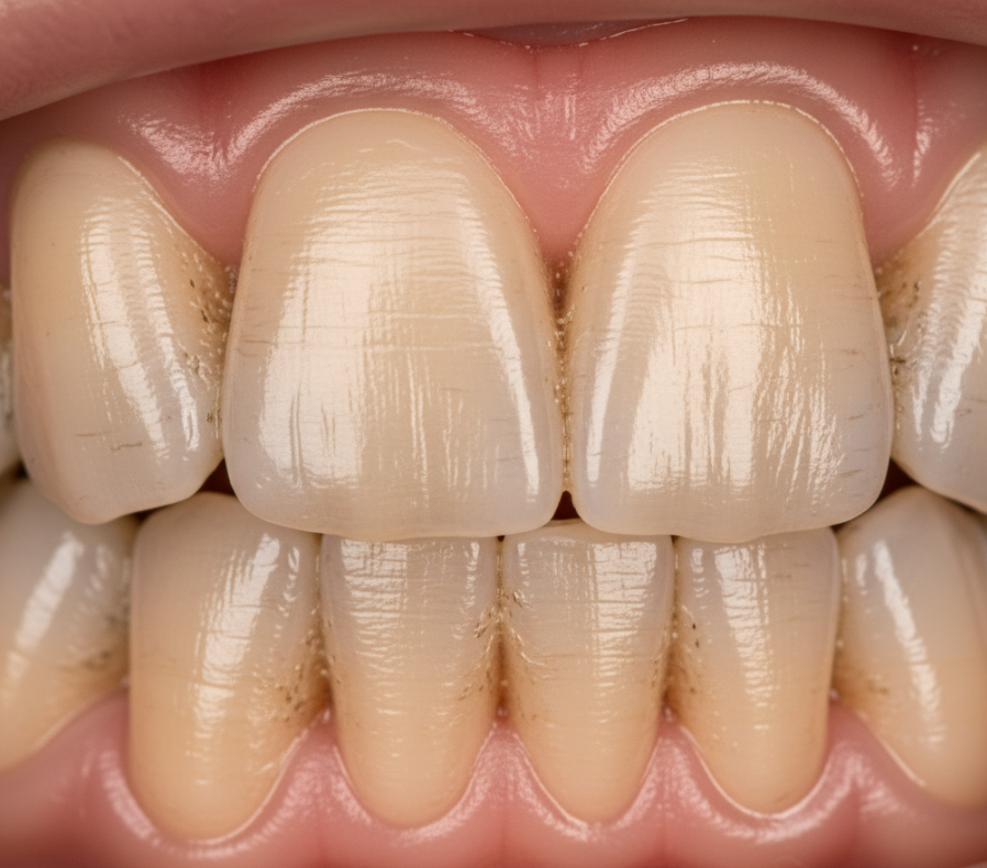 зубной налет на фото